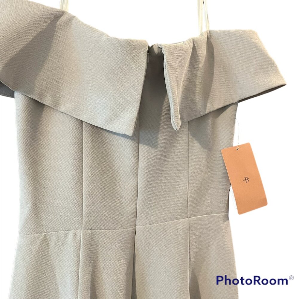 NWT BHLDN Bridesmaid Dress Delice in Fog size 6 - Picture 7 of 8